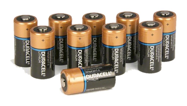 Batterijset 10× type 123A (REF 8000-0807-01)